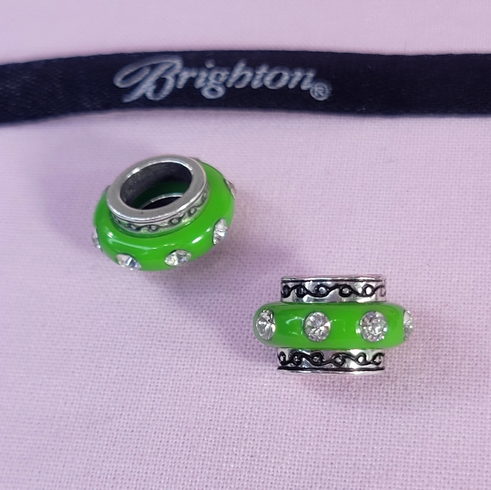 Brighton Set of 2 Green Dazzle Beads